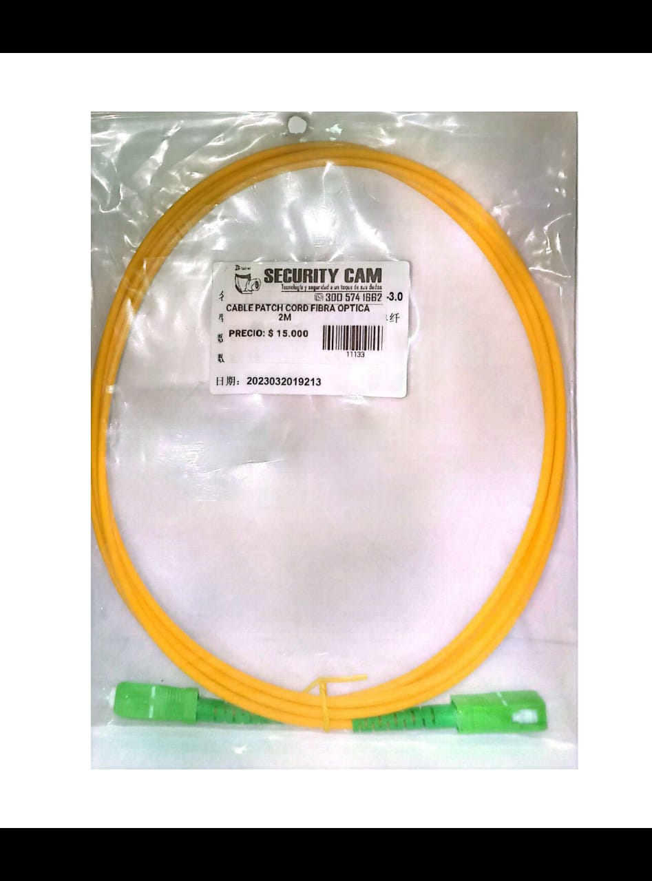 CABLE PATCH CORD FIBRA OPTICA 2M OA062